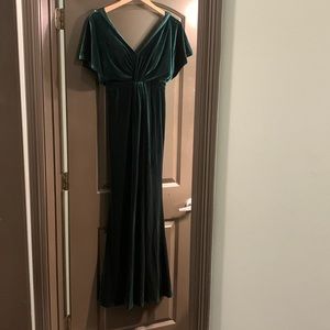 3 dresses sizes 0,4,8. Used as bridesmaids dresses in a wedding.